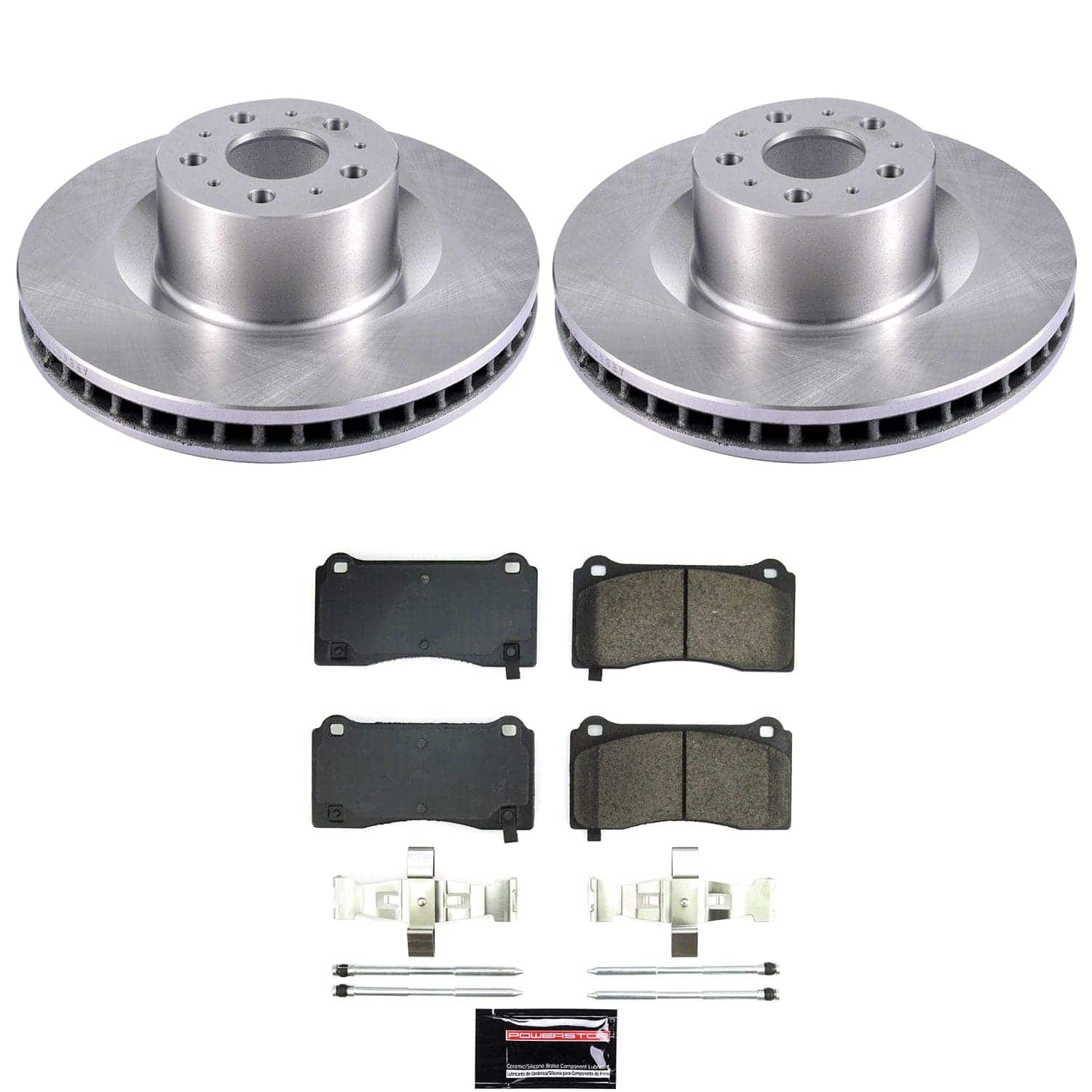 Power Stop KOE9251 Z17 Evolution Pad And Autospecialty 1-Click OE Replacement Rotor Kit for 2020 Tesla Model Y Long Range, Standard Range product image