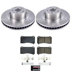 Power Stop KOE9251 Z17 Evolution Pad And Autospecialty 1-Click OE Replacement Rotor Kit for 2020 Tesla Model Y Long Range, Standard Range product image