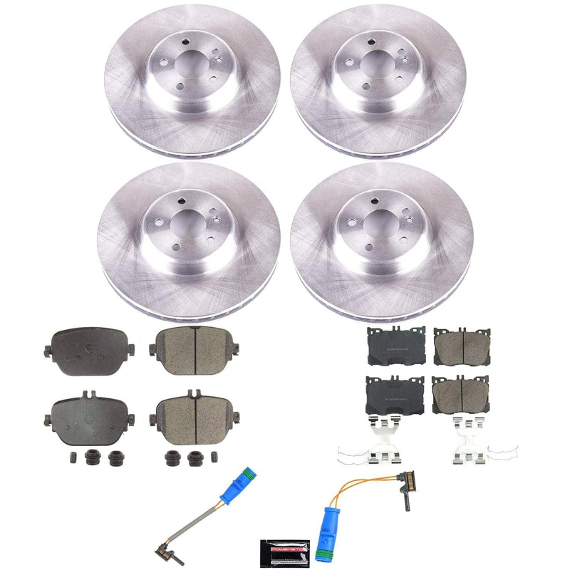 Power Stop KOE9261 Front And Rear Z17 Evolution Pad And Autospecialty 1-Click OE Replacement Rotor Kit for 2022-2023 Mercedes-Benz E53 AMG product image