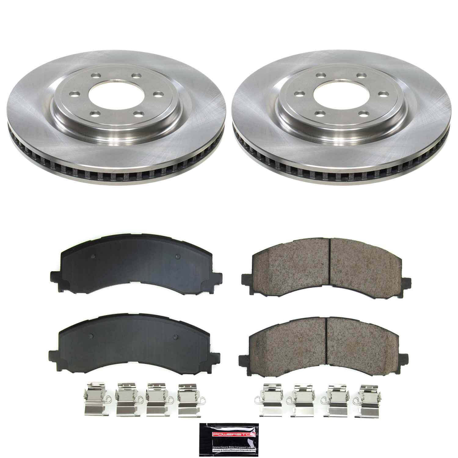 Power Stop KOE9262 Z17 Evolution Pad And Autospecialty 1-Click OE Replacement Rotor Kit for 2022-2023 Ford F-150 Lightning product image