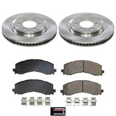 Power Stop KOE9262 Z17 Evolution Pad And Autospecialty 1-Click OE Replacement Rotor Kit for 2022-2023 Ford F-150 Lightning product image