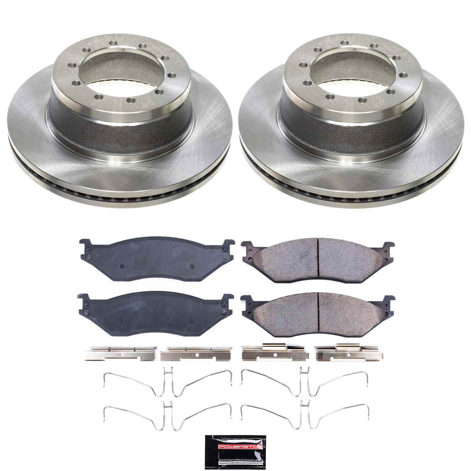 Power Stop KOE9264 Z17 Evolution Pad And Autospecialty 1-Click OE Replacement Rotor Kit for 2020-2023 Ford F-53 Motorhome Chassis product image