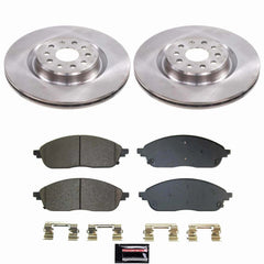 Power Stop KOE9266 Z17 Evolution Pad And Autospecialty OE Replacement Front Pad And Rotor Kit for 2022-2024 Jeep Grand Cherokee product image