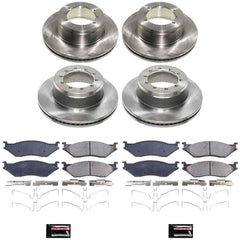 Power Stop KOE9269 Z17 Evolution Pad And Autospecialty 1-Click OE Replacement Rotor Kit for 2020-2023 Ford F-53 Motorhome Chassis product image