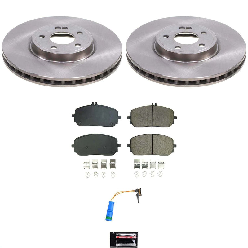 Power Stop KOE9295 Z17 Evolution Pad And Autospecialty OE Replacement Front Pad And Rotor Kit for 2023-2024 Mercedes-Benz Eqb 250 product image