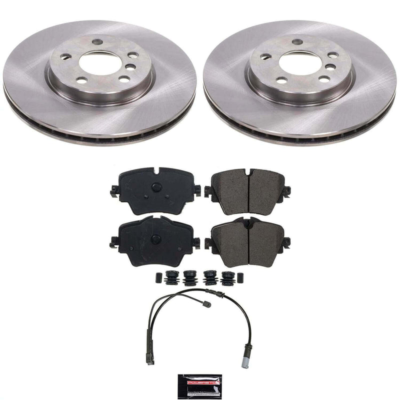 Power Stop KOE9296 Z17 Evolution Pad And Autospecialty OE Replacement Front Pad And Rotor Kit for 2022-2024 MINI Cooper S product image