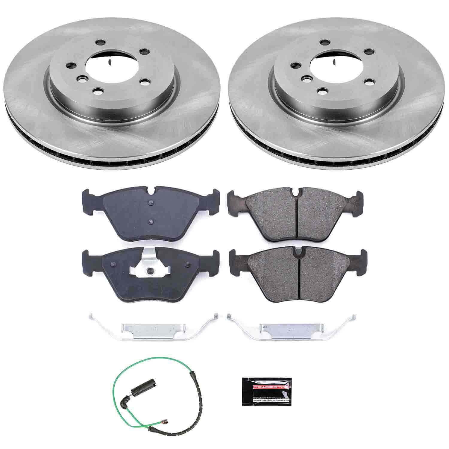 Power Stop KOE933 Autospecialty - 1-Click Daily Driver Brake Kits (Front) for 2001-2006 BMW 330CI product image