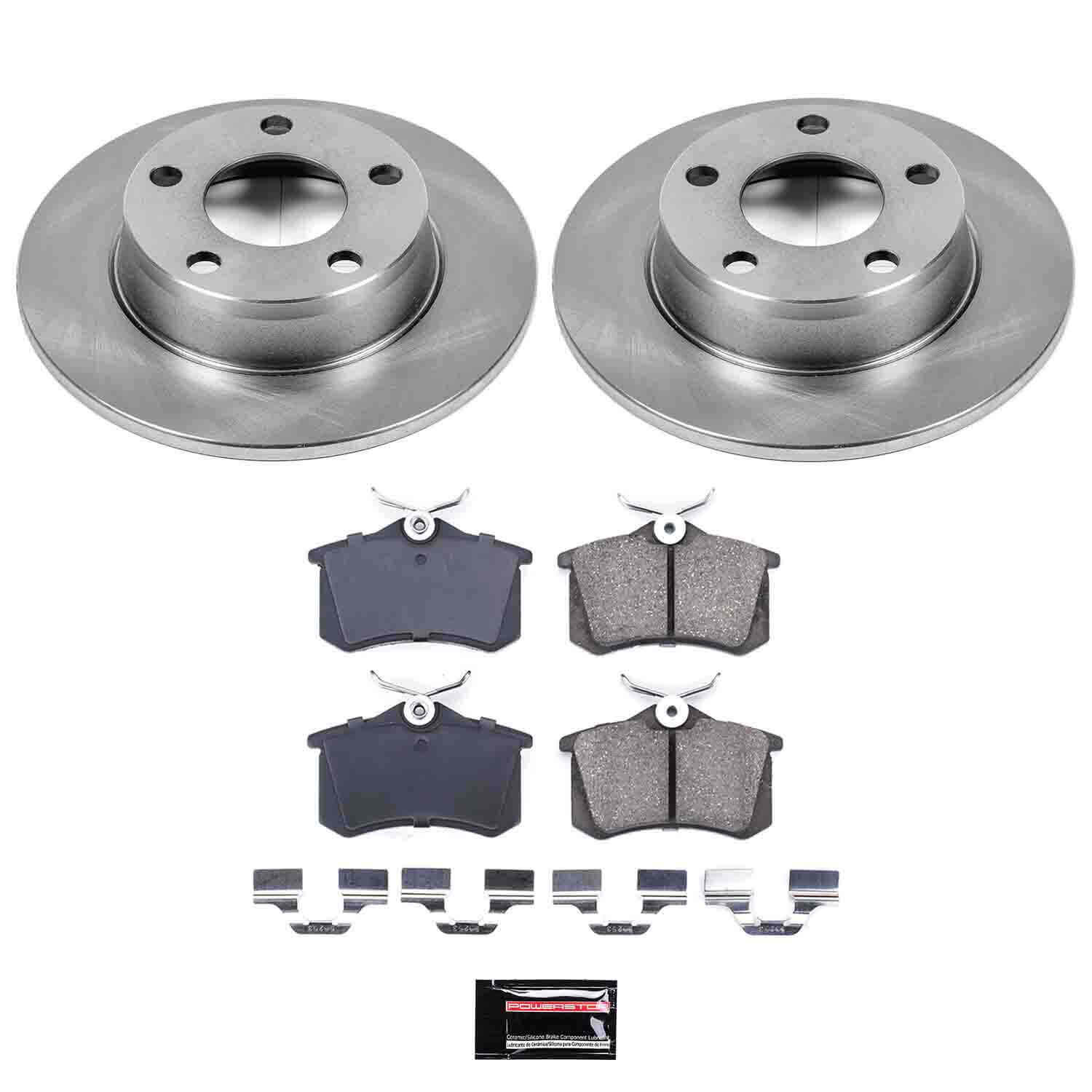 Power Stop KOE940 Autospecialty - 1-Click Daily Driver Brake Kits (Rear) for 2001-2005 Audi Allroad Quattro product image