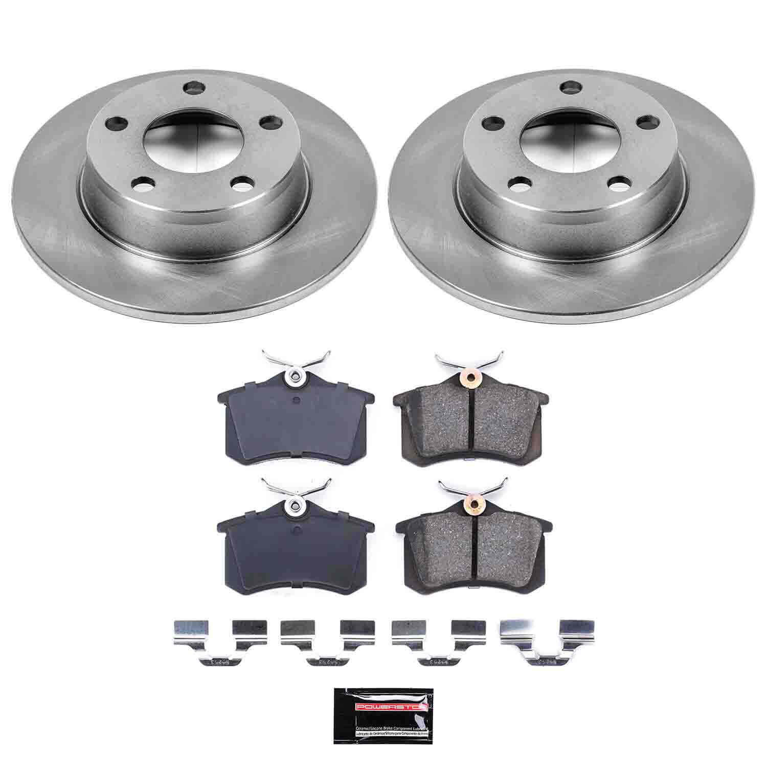 Power Stop KOE941 Autospecialty - 1-Click Daily Driver Brake Kits (Rear) for 1998-2004 Audi A6 Quattro product image
