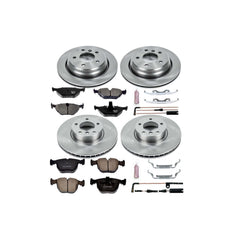 Power Stop KOE945 Autospecialty - 1-Click Daily Driver Brake Kits (Front And Rear) for 2000-2003 BMW 530I product image