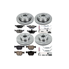 Power Stop KOE946 Autospecialty - 1-Click Daily Driver Brake Kits (Front And Rear) for 2000-2003 BMW 540I product image