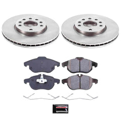 Power Stop KOE978 Autospecialty - 1-Click Daily Driver Brake Kits (Front) for 2003-2011 Saab 9-3. product image
