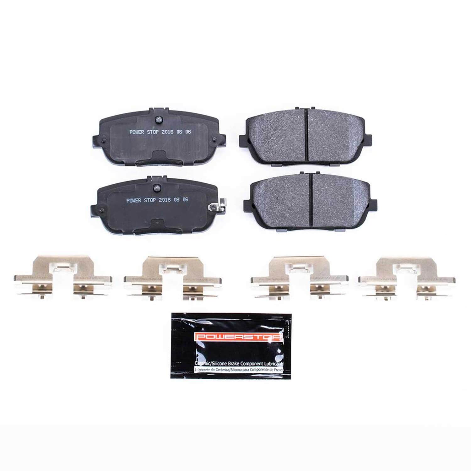 Power Stop PSA-1180 Track Day Spec Advanced Ceramic Rear Brake Pads for 2006-2022 Fiat 124 Spider product image