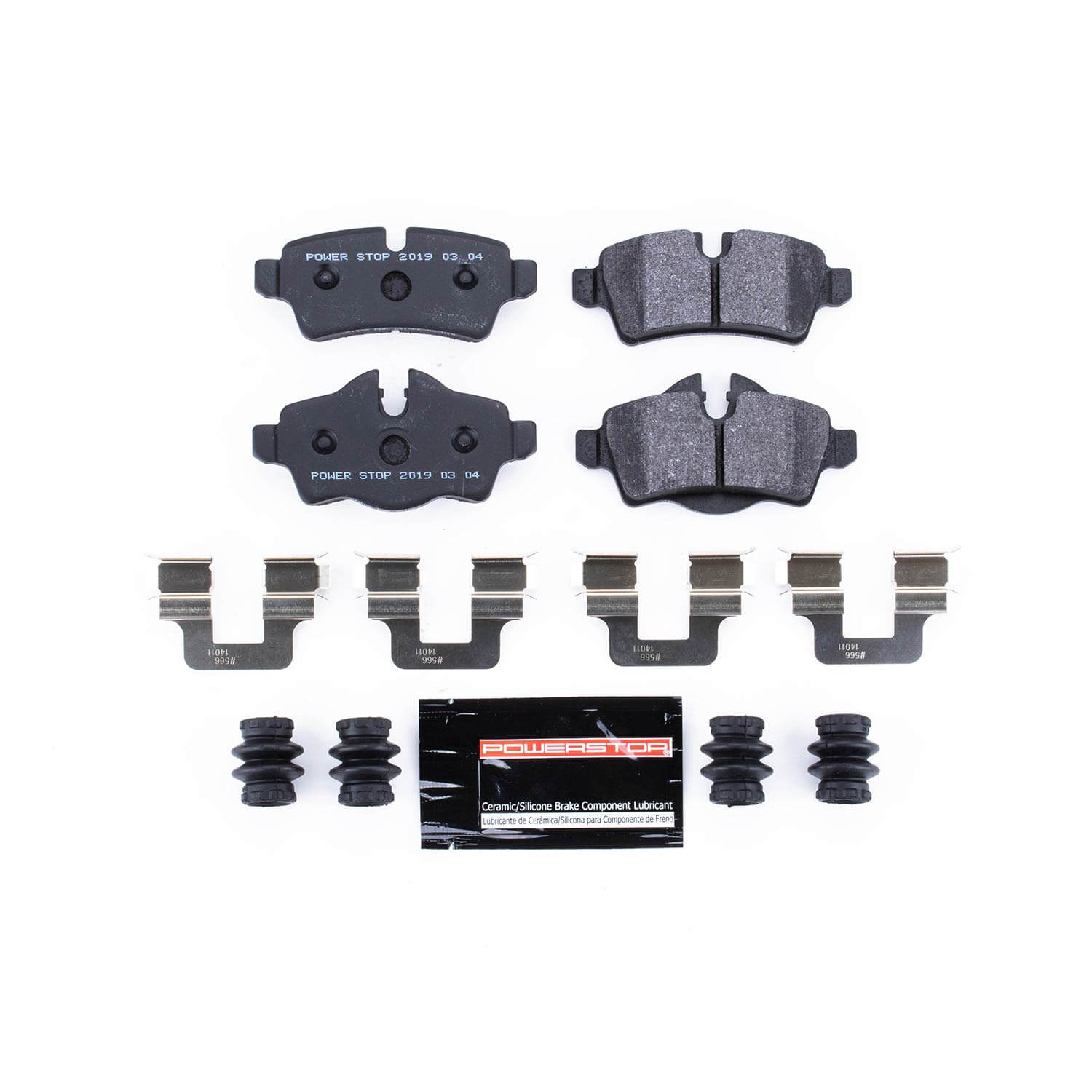 Power Stop PSA-1309 Track Day Spec Advanced Ceramic Rear Brake Pads for 2007 MINI Cooper Base, S Hatchback product image