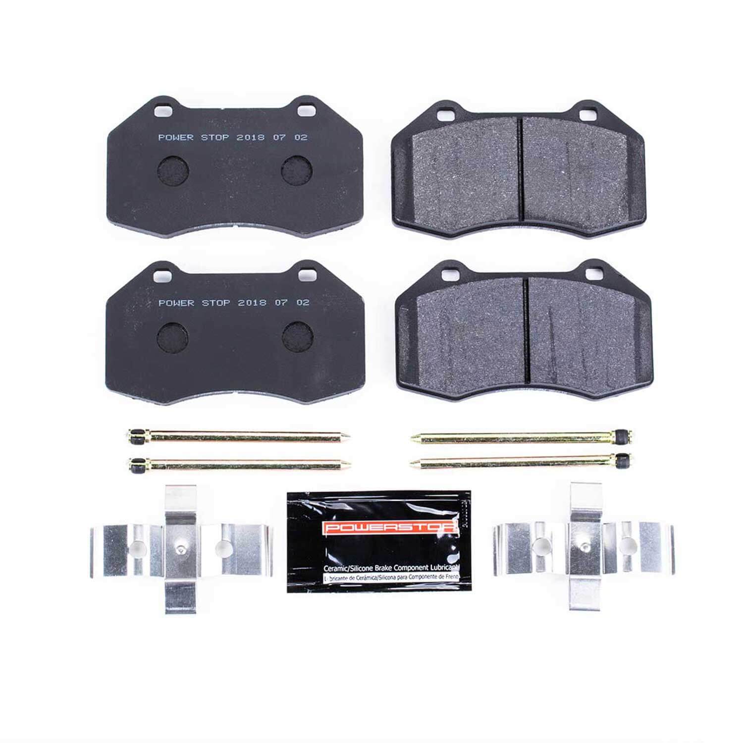 Power Stop PSA-1379B Track Day Spec Advanced Ceramic Front Brake Pads for 2016-2022 Fiat 124 Spider product image