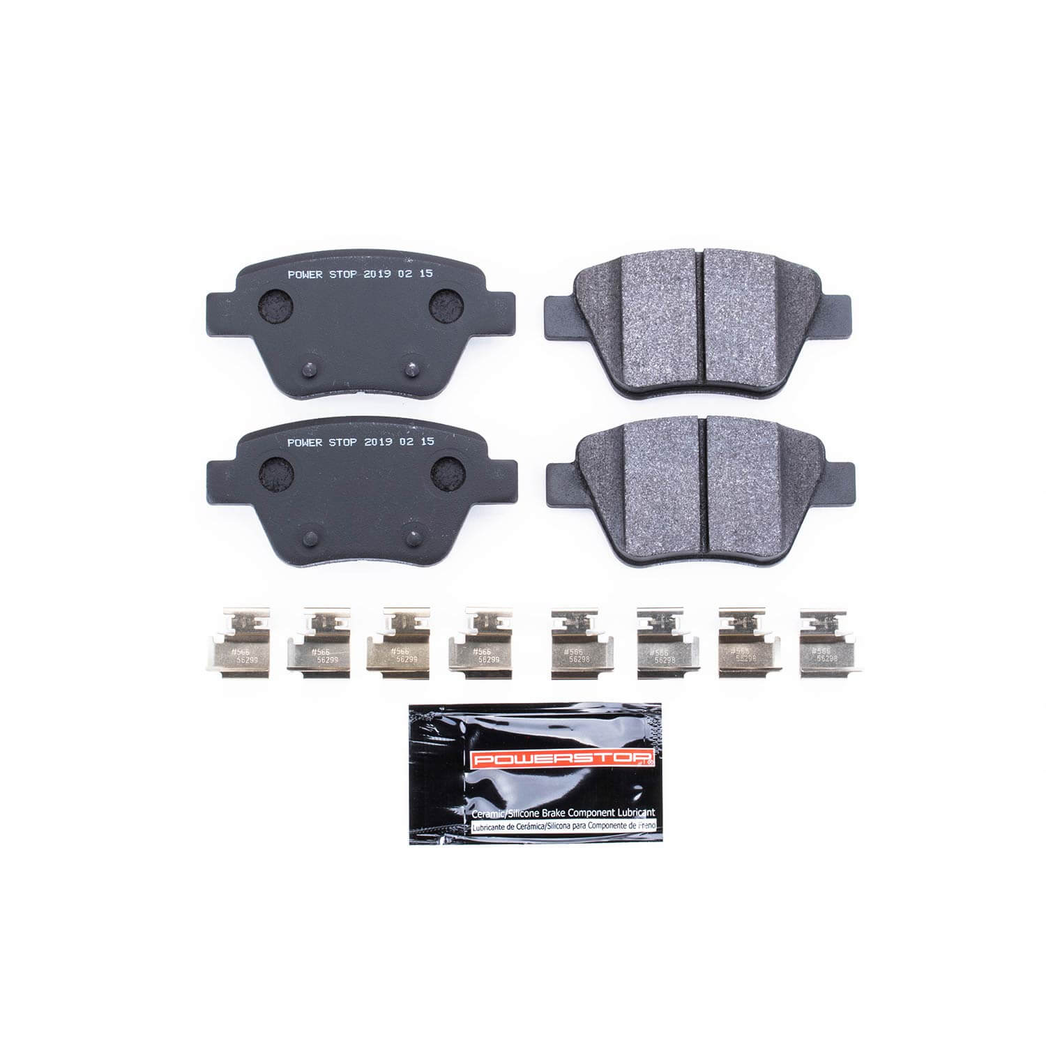 Power Stop PSA-1456 Track Day Spec Advanced Ceramic Rear Brake Pads for 2010-2013 Audi A3 Base product image