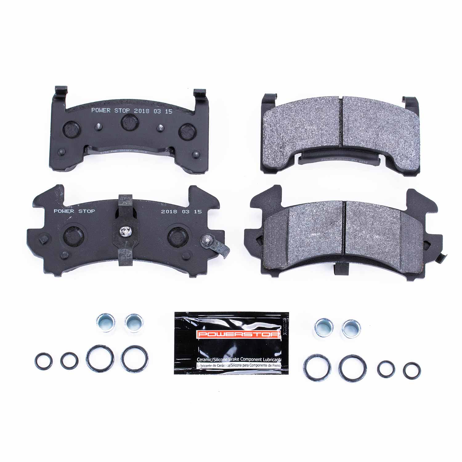 Power Stop PSA-154 Track Day Spec Advanced Ceramic Front Brake Pads for 1978-2003 Avanti II product image
