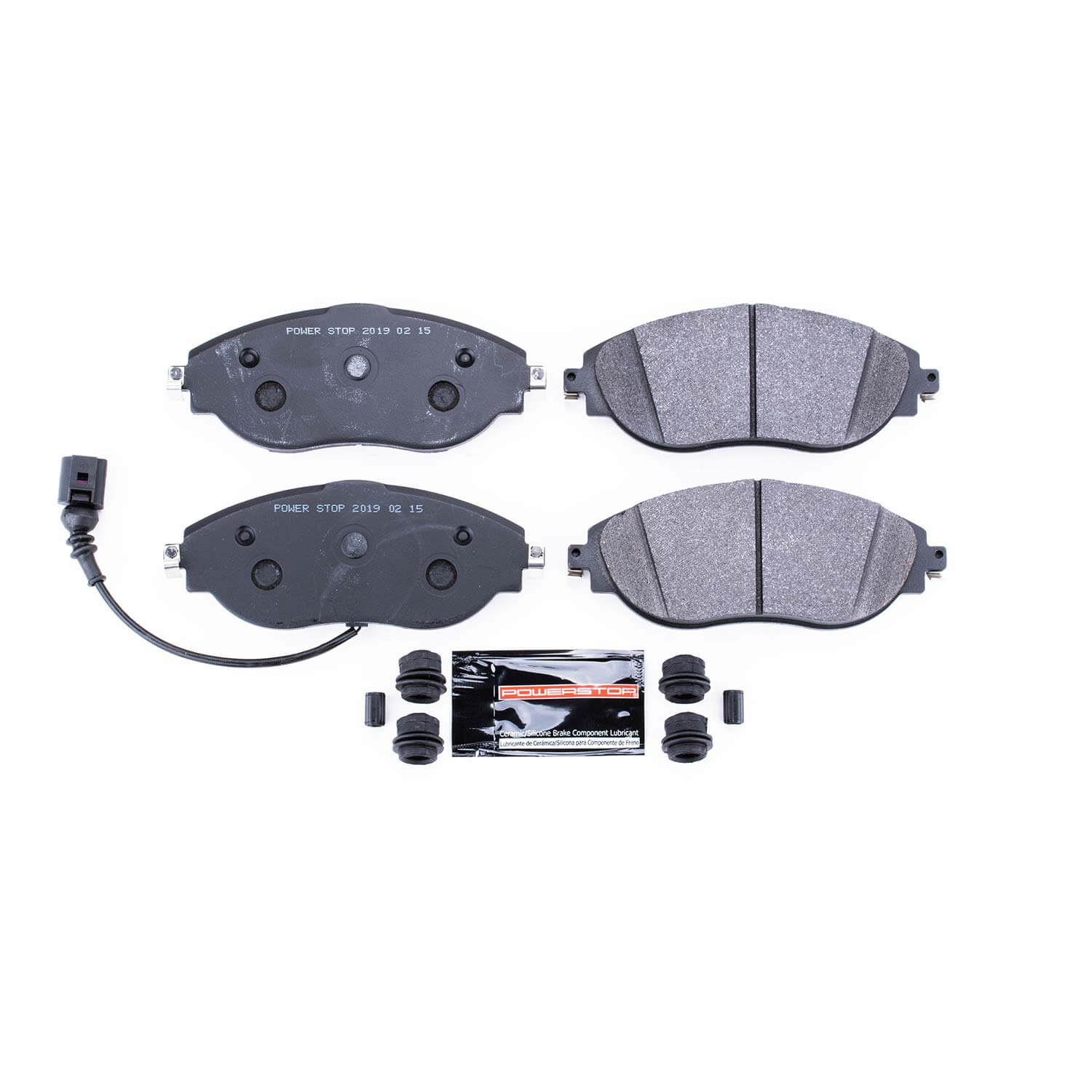 Power Stop PSA-1633 Track Day Spec Advanced Ceramic Front Brake Pads for 2019 Audi A3 Quattro Premium, Premium Plus, Prestige product image
