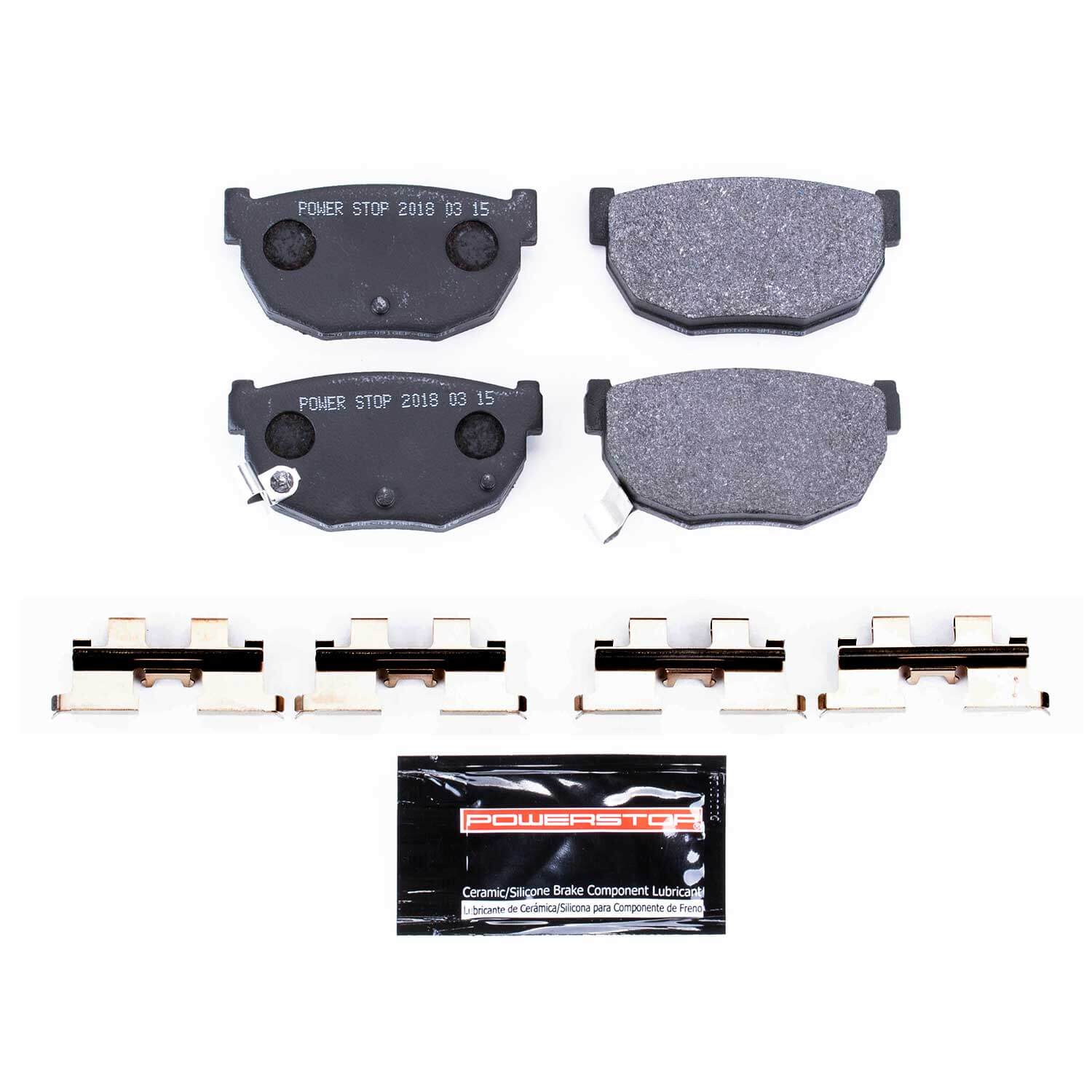 Power Stop PSA-230 Track Day Spec Advanced Ceramic Rear Brake Pads for 1982-1998 Nissan 200SX product image