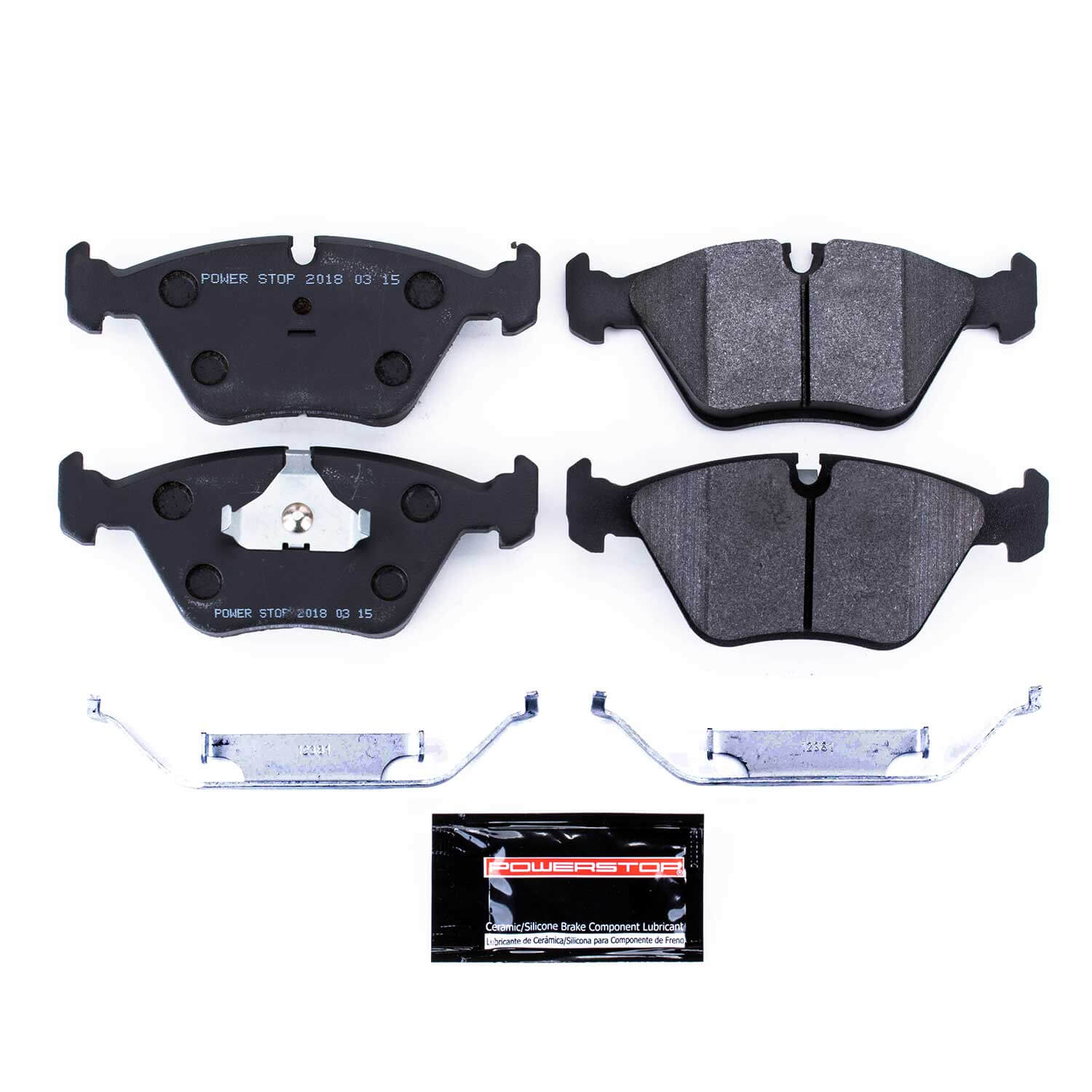 Power Stop PSA-394 Track Day Spec Advanced Ceramic Front Brake Pads for 1987-2006 Audi 200 product image