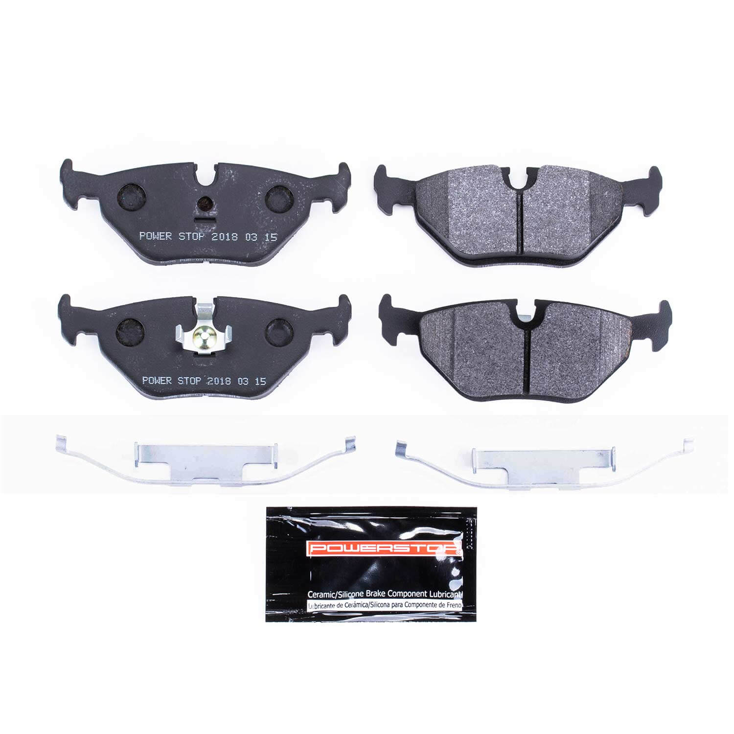 Power Stop PSA-396 Track Day Spec Advanced Ceramic Rear Brake Pads for 1987-2005 BMW 318I product image