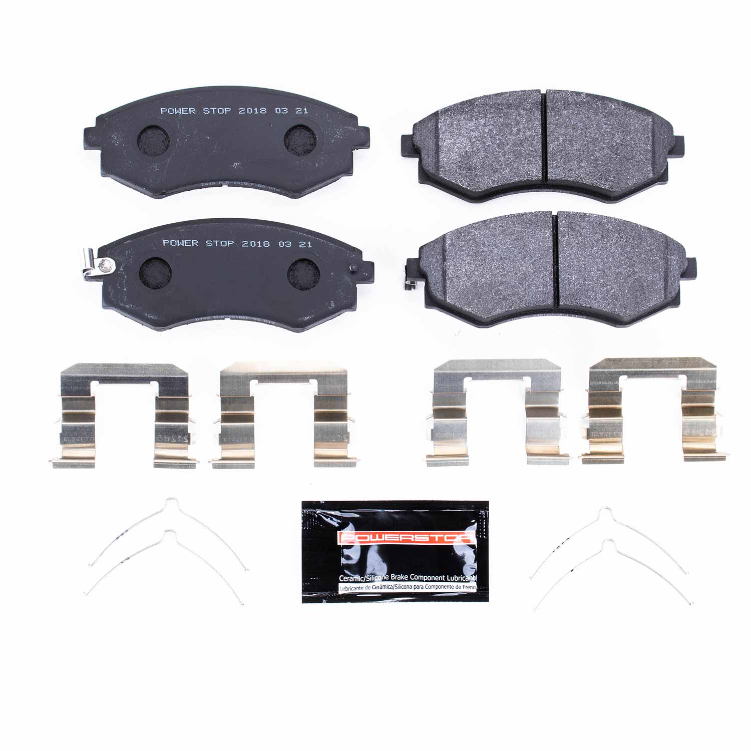 Power Stop PSA-449 Track Day Spec Advanced Ceramic Front Brake Pads for 1989-2006 Hyundai Elantra product image