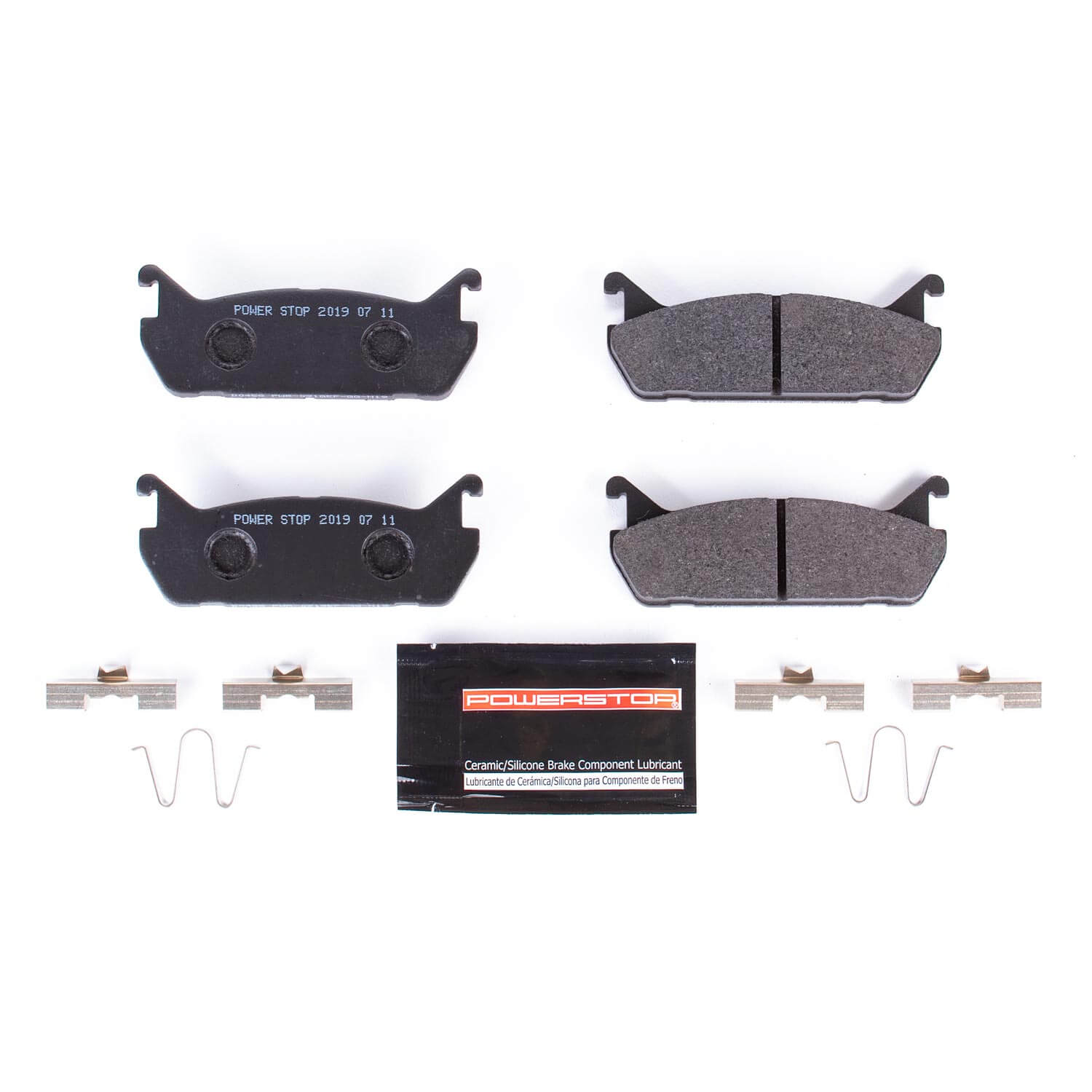 Power Stop PSA-458 Track Day Spec Advanced Ceramic Rear Brake Pads for 1990-1996 Ford Escort product image