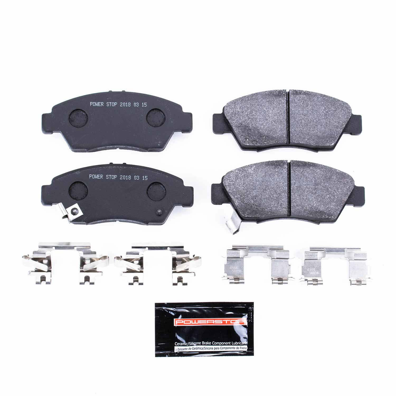 Power Stop PSA-621 Track Day Spec Advanced Ceramic Front Brake Pads for 1993-2008 Acura Rsx product image