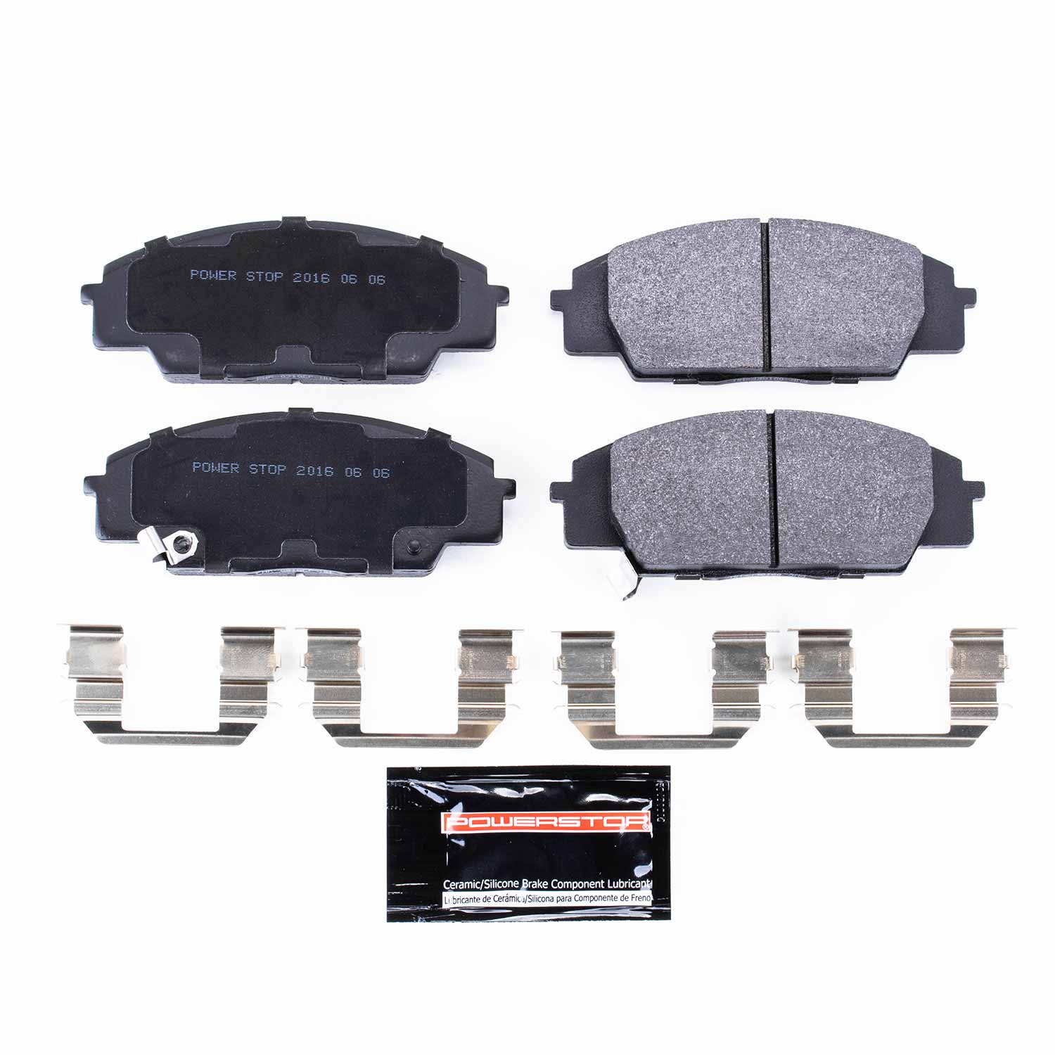 Power Stop PSA-829 Track Day Spec Advanced Ceramic Front Brake Pads for 2000-2011 Acura Rsx product image
