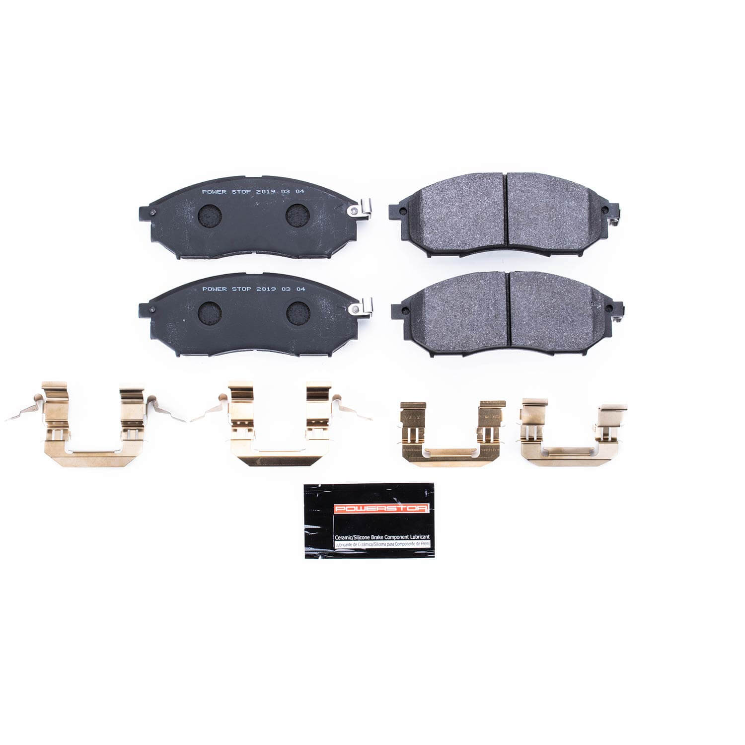 Power Stop PSA-888 Track Day Spec Advanced Ceramic Front Brake Pads for 2008-2012 Infiniti EX35 Base, Journey product image