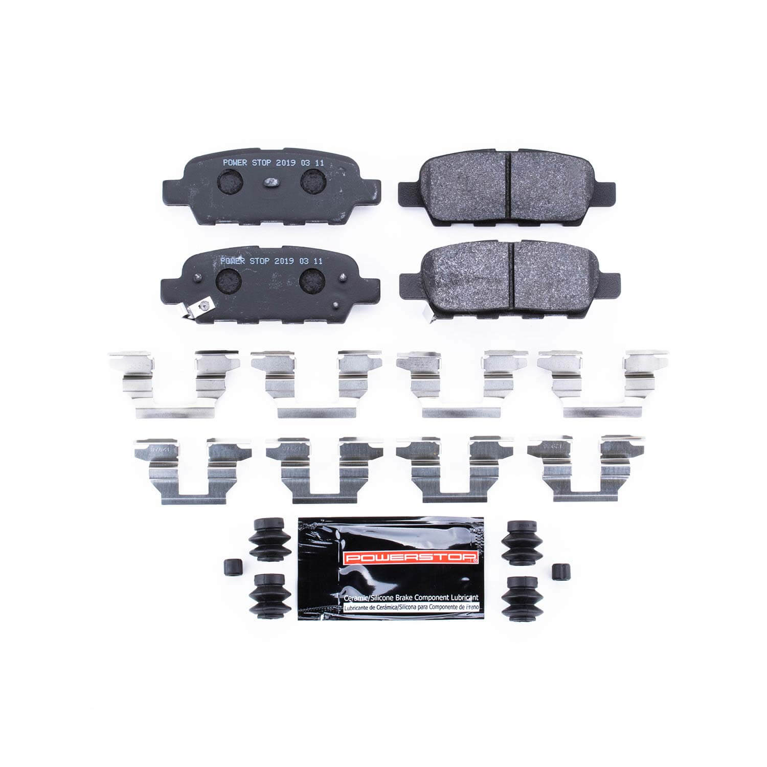 Power Stop PSA-905 Track Day Spec Advanced Ceramic Rear Brake Pads for 2013 Infiniti EX37 Base, Journey product image