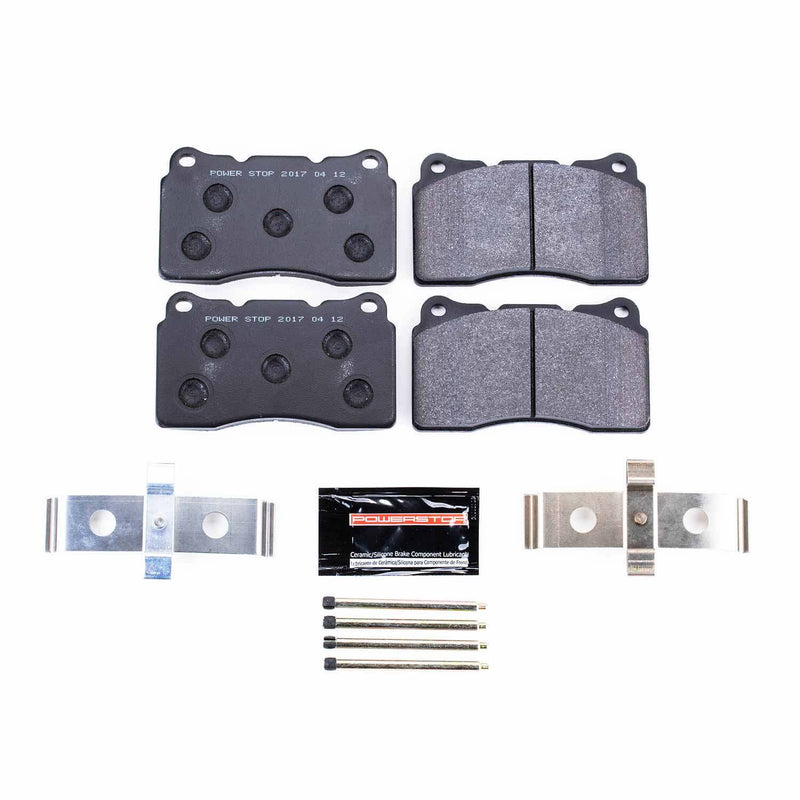 Power Stop PST-1050 Track Day Carbon-Fiber/Metallic Front Or Rear Brake Pads for 2014-2017 Dodge Viper product image