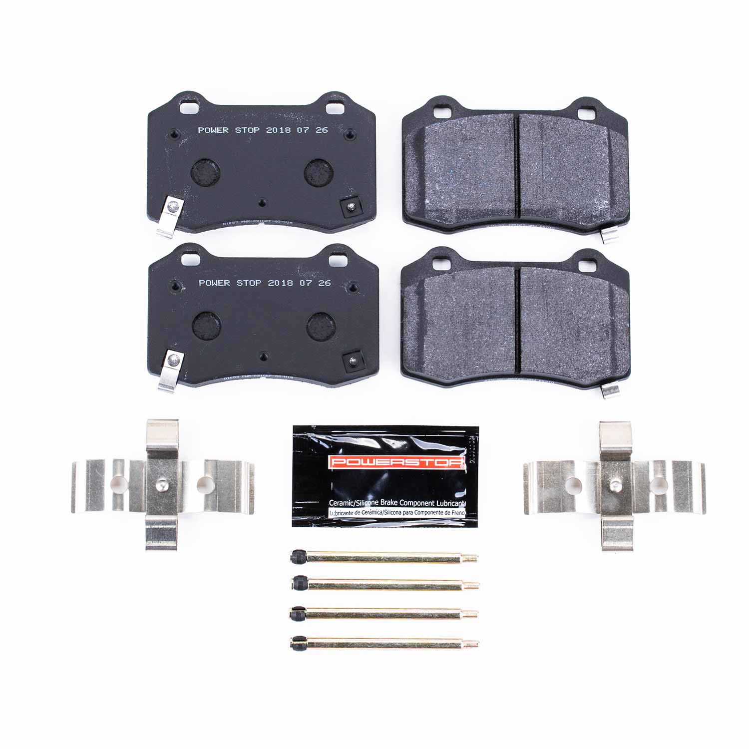 Power Stop PST-1053 Track Day Carbon-Fiber/Metallic Rear Brake Pads for 2004-2023 Cadillac Cts product image