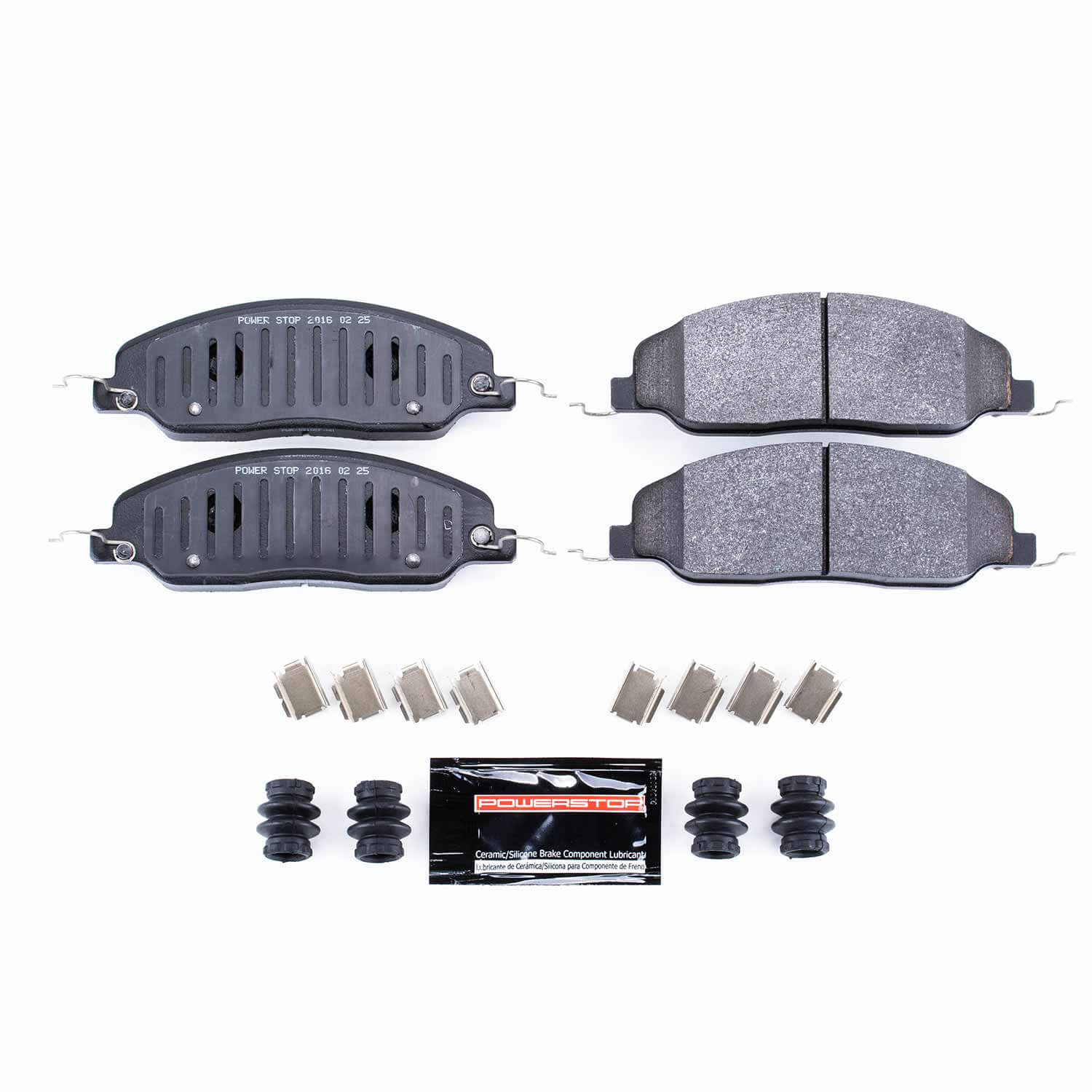 Power Stop PST-1081 Track Day Carbon-Fiber/Metallic Front Brake Pads for 2005-2010 Ford Mustang product image