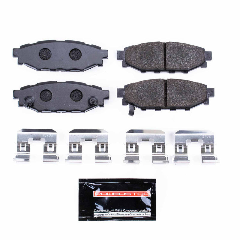 Power Stop PST-1114 Track Day Carbon-Fiber/Metallic Rear Brake Pads for 2005-2022 Subaru Brz product image