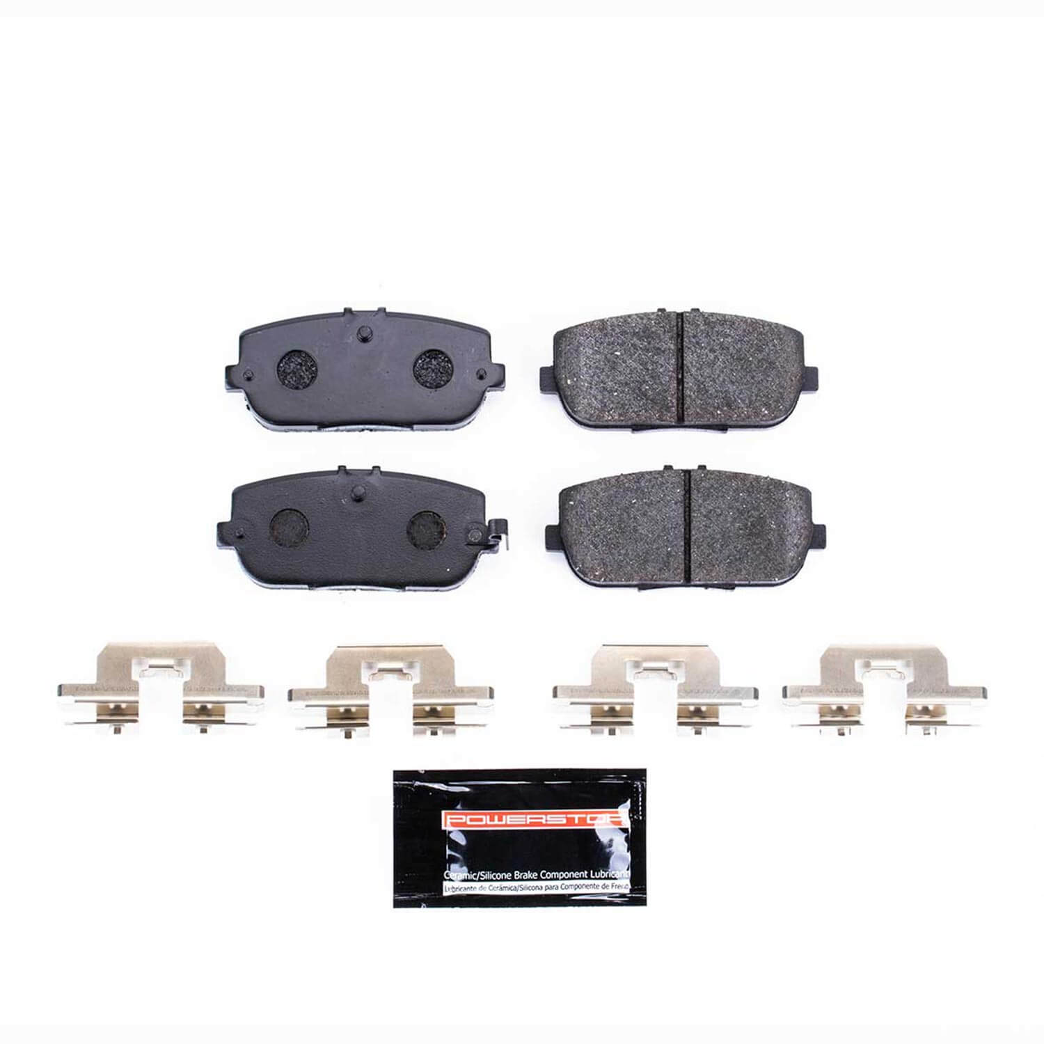Power Stop PST-1180 Track Day Carbon-Fiber/Metallic Rear Brake Pads for 2006-2022 Fiat 124 Spider product image