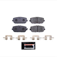 Power Stop PST-1180 Track Day Carbon-Fiber/Metallic Rear Brake Pads for 2006-2022 Fiat 124 Spider product image
