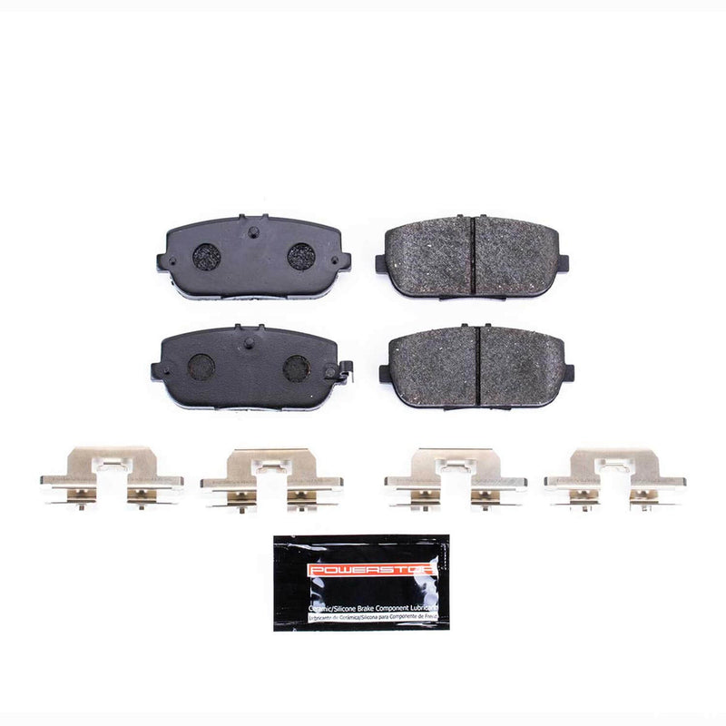 Power Stop PST-1180 Track Day Carbon-Fiber/Metallic Rear Brake Pads for 2006-2022 Fiat 124 Spider product image