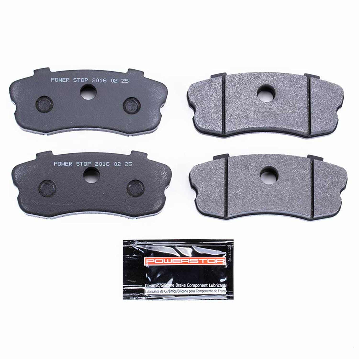 Power Stop PST-1185R Track Day Carbon-Fiber/Metallic Rear Brake Pads for 2006-2013 Chevrolet Corvette product image