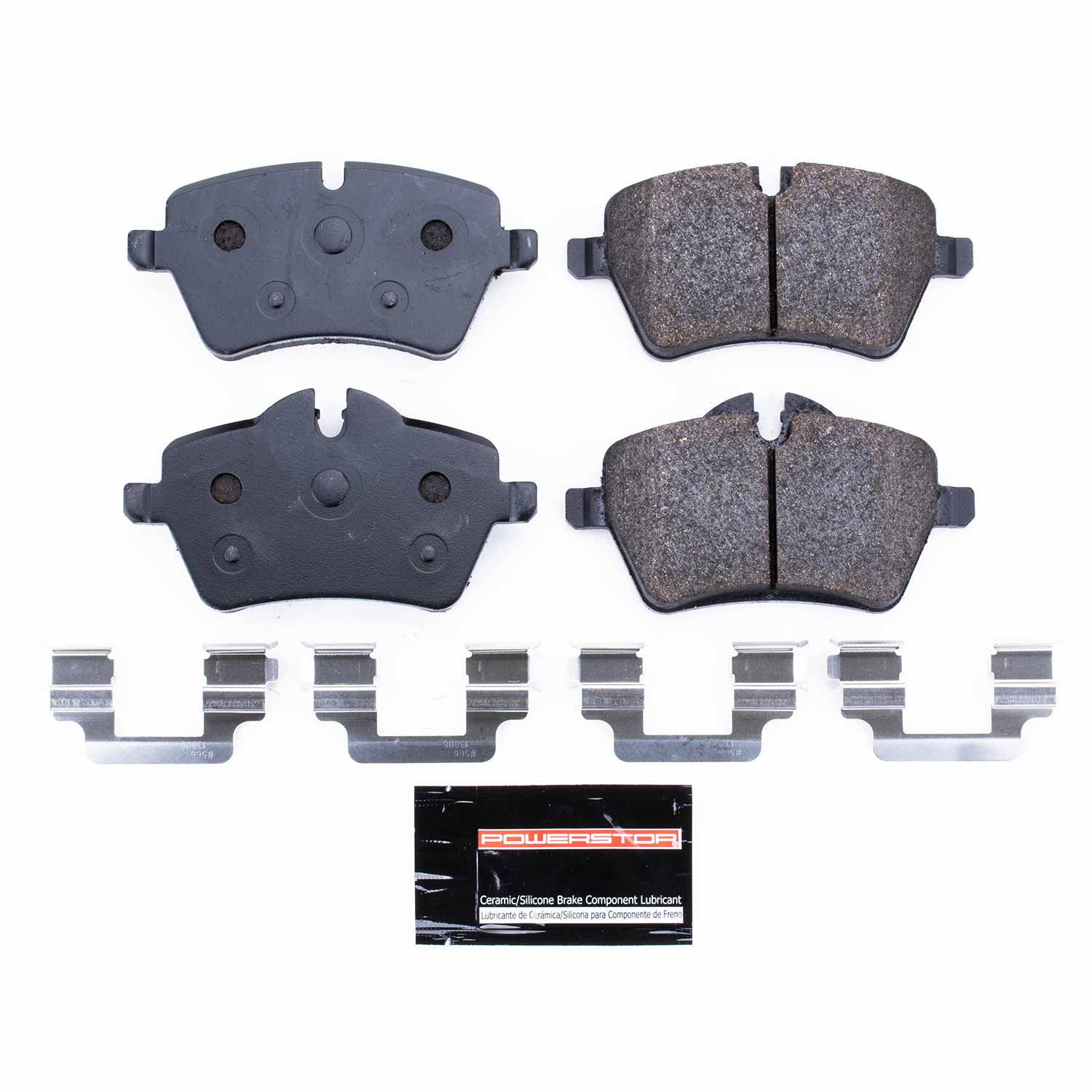 Power Stop PST-1204 Track Day Carbon-Fiber/Metallic Front Brake Pads for 2006 MINI Cooper Base, S product image
