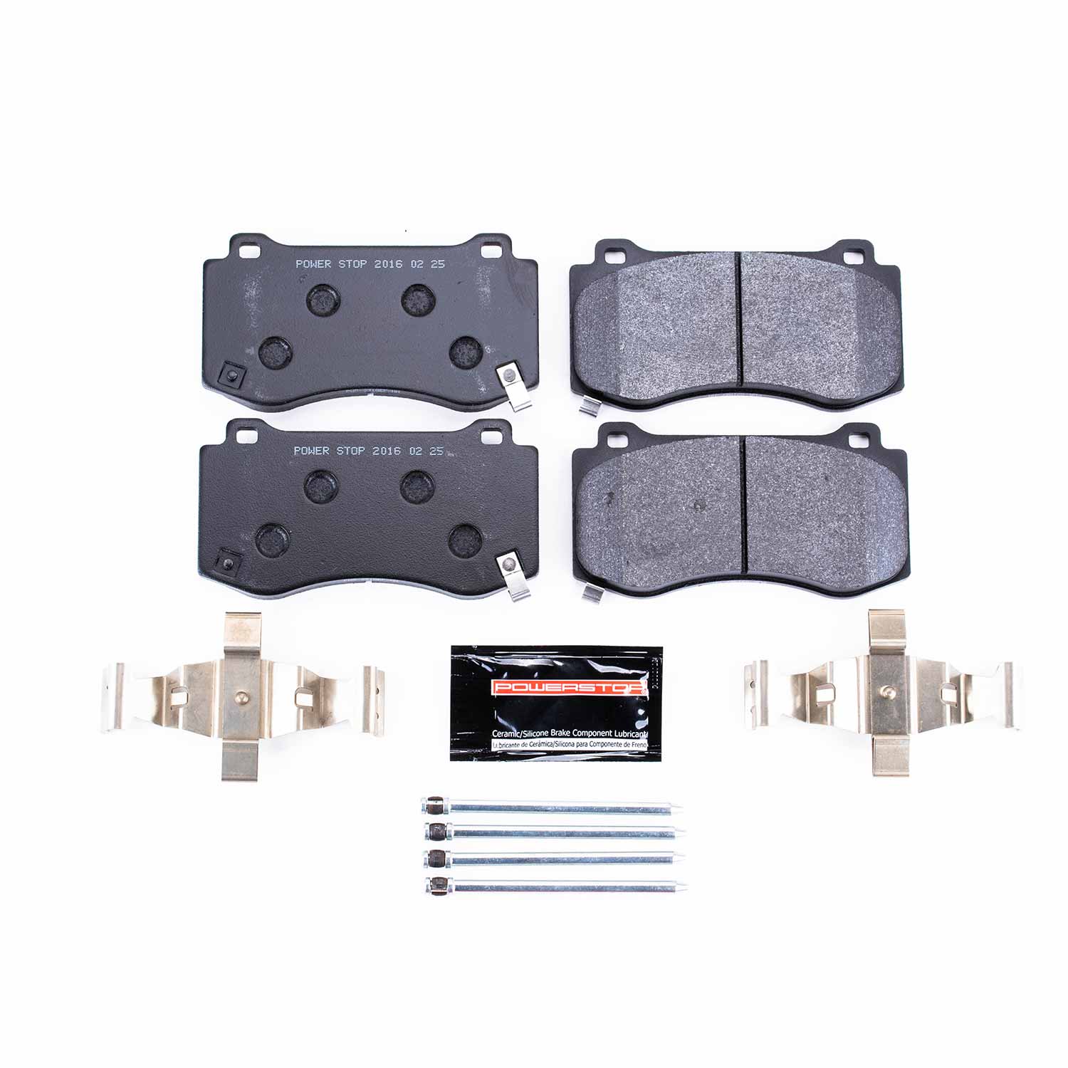 Power Stop PST-1298 Track Day Carbon-Fiber/Metallic Front Brake Pads for 2005-2023 Chrysler 300 product image