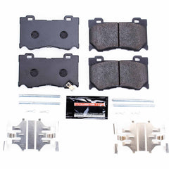 Power Stop PST-1346 Track Day Carbon-Fiber/Metallic Front Brake Pads for 2008-2023 Infiniti FX50 product image