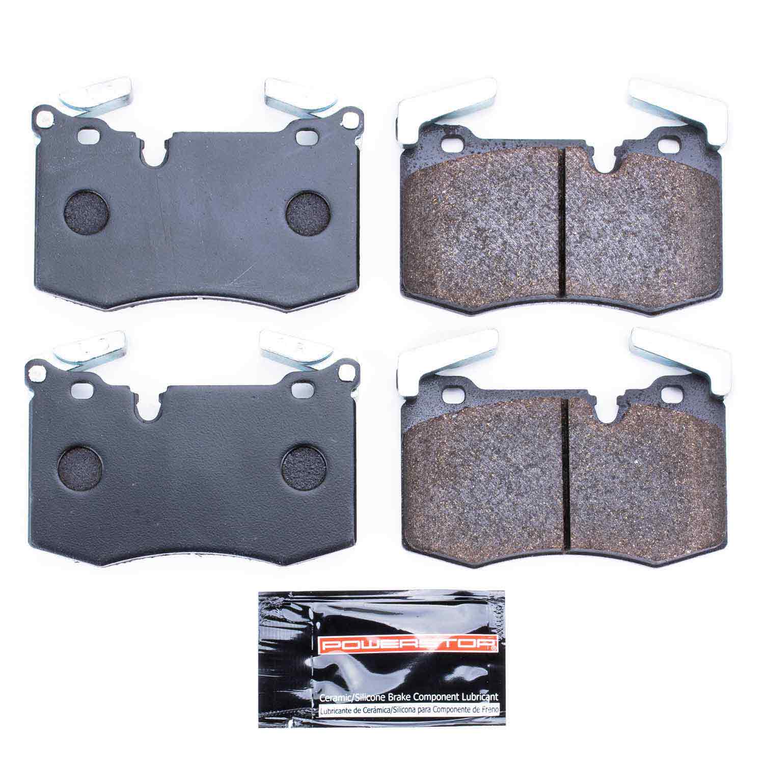 Power Stop PST-1403 Track Day Carbon-Fiber/Metallic Front Brake Pads for 2009-2011 MINI Cooper John Cooper Works, John Cooper Works Clubman product image