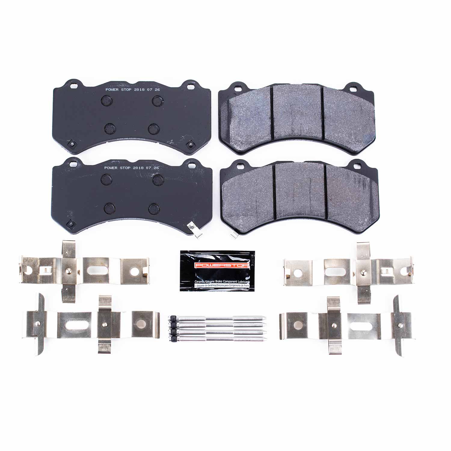 Power Stop PST-1405 Track Day Carbon-Fiber/Metallic Front Brake Pads for 2009-2023 Cadillac Ats product image
