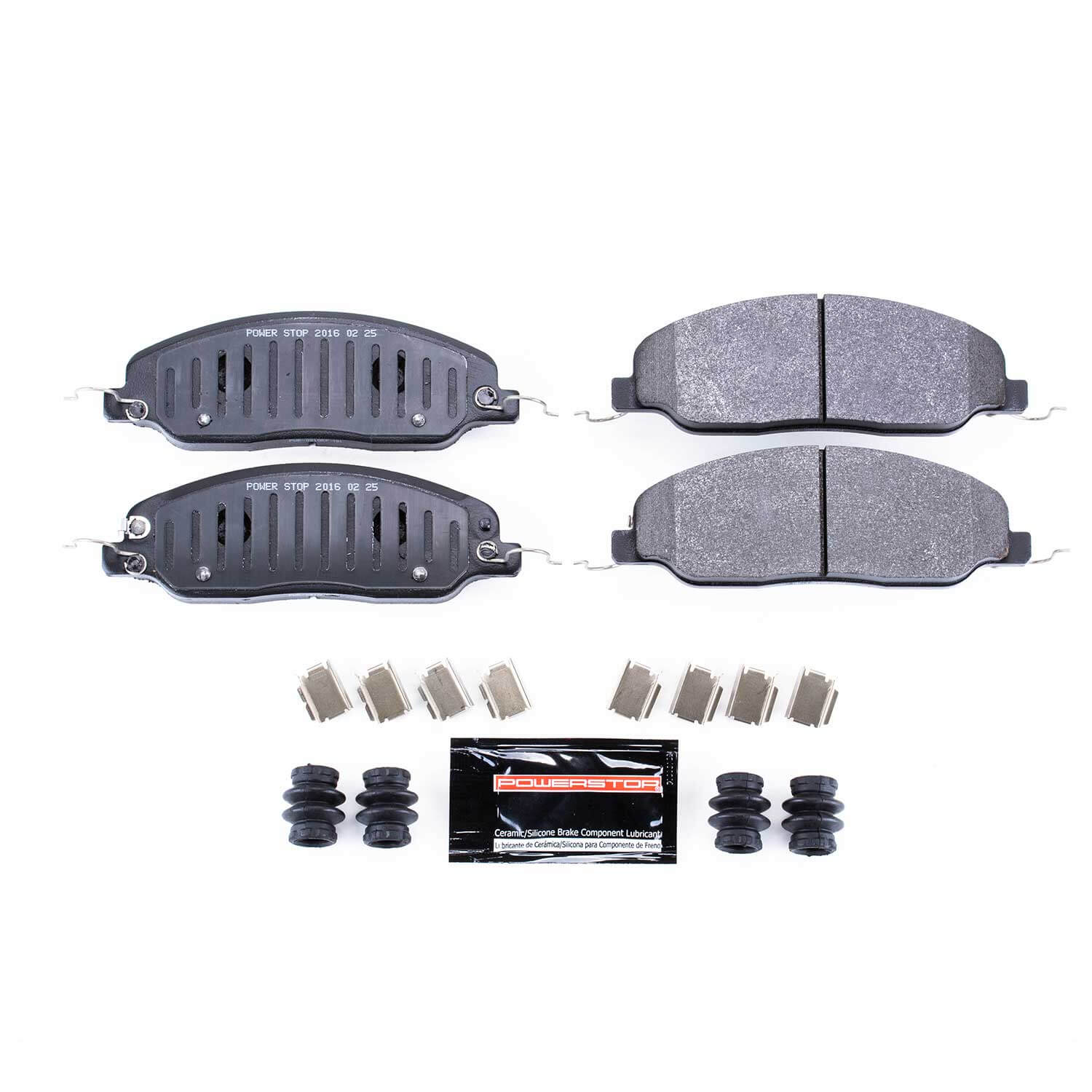 Power Stop PST-1463 Track Day Carbon-Fiber/Metallic Front Brake Pads for 2011-2014 Ford Mustang product image