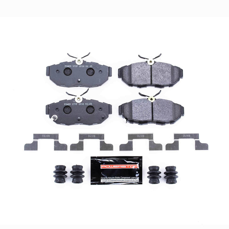 Power Stop PST-1465 Track Day Carbon-Fiber/Metallic Rear Brake Pads for 2011-2014 Ford Mustang product image