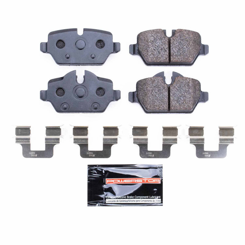 Power Stop PST-1554 Track Day Carbon-Fiber/Metallic Rear Brake Pads for 2011-2012 MINI Cooper Countryman Base, S, S ALL4 product image