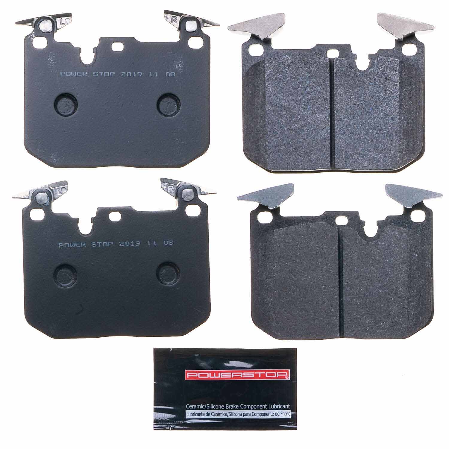 Power Stop PST-1609B Track Day Carbon Fiber Metallic Front Brake Pads for 2014-2016 BMW 228I Base product image