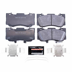 Power Stop PST-1784 Track Day Carbon-Fiber/Metallic Front Brake Pads for 2015-2022 Ford Mustang product image