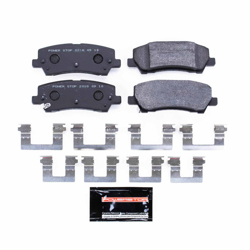 Power Stop PST-1793 Track Day Carbon-Fiber/Metallic Rear Brake Pads for 2015-2022 Ford Mustang product image